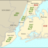 NYC Area Code Map