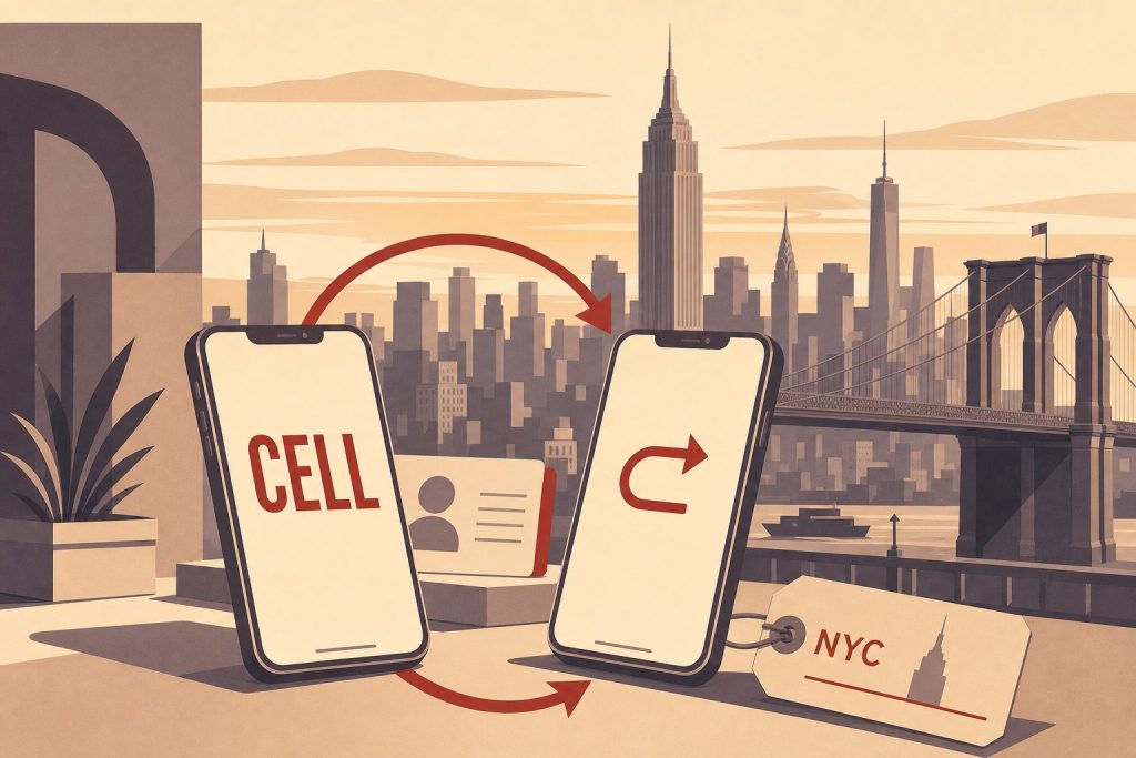 212 Area Code Cell Phone Number vs Call-Forwarding