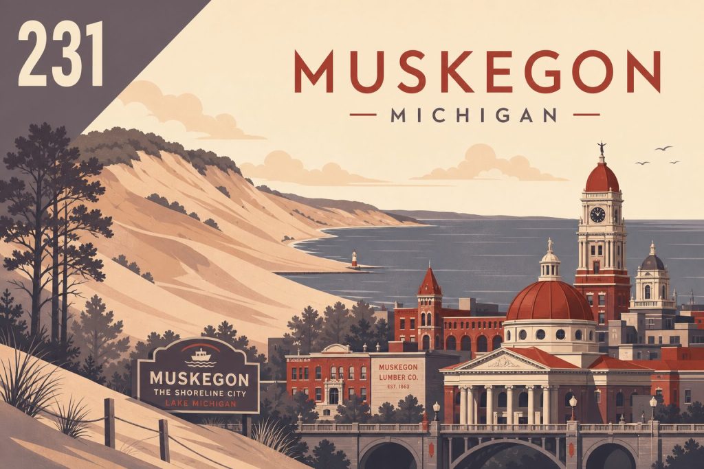 What Is Area Code 231? (Muskegon, Michigan)