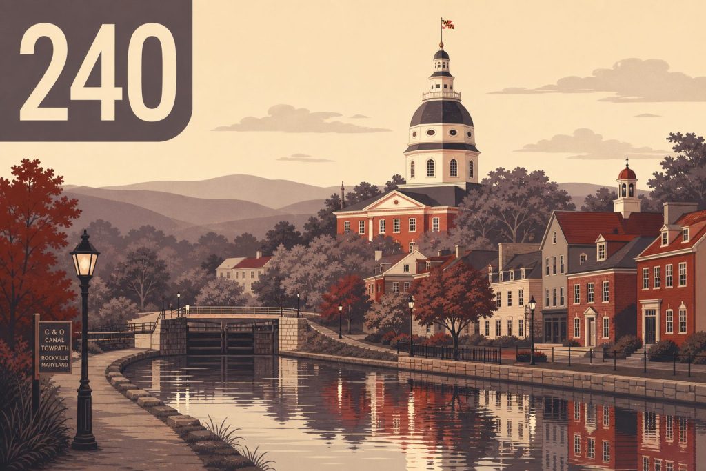 Where Is Area Code 240 Located?