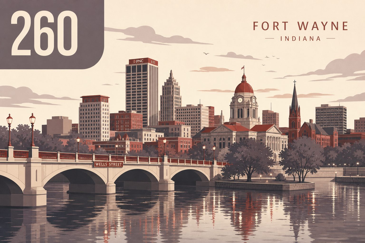 260 Area Code: Fort Wayne, IN — Northeastern Indiana