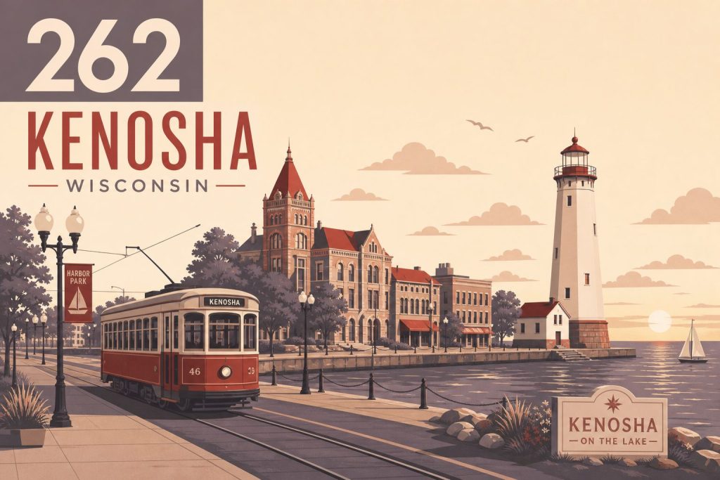 Area Code 262: Kenosha, Wisconsin Coverage & History