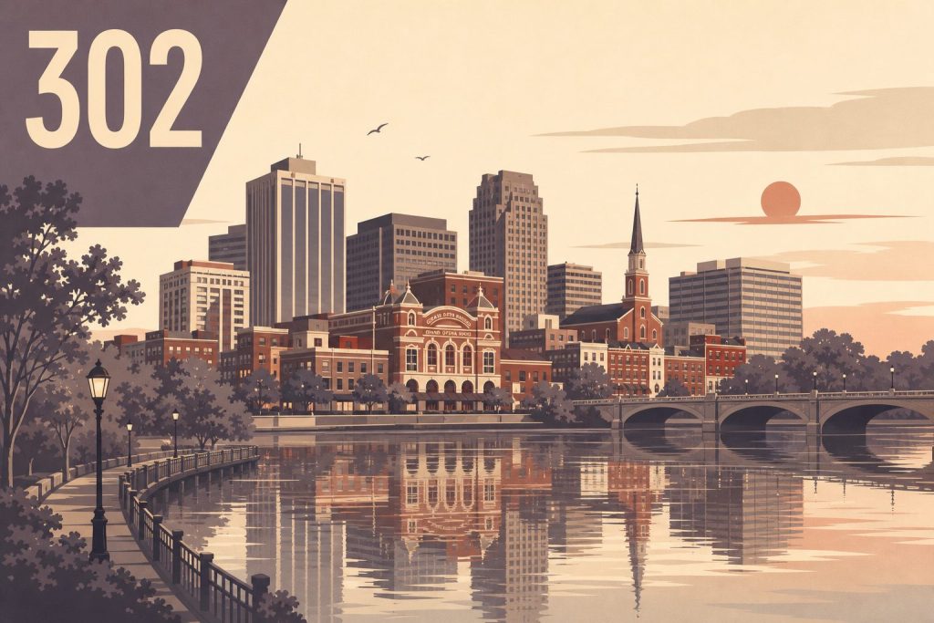 Area Code 302: Wilmington, Delaware Coverage & History