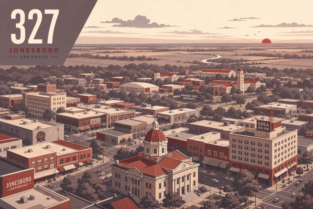 Area Code 327: Jonesboro, Arkansas Coverage & History