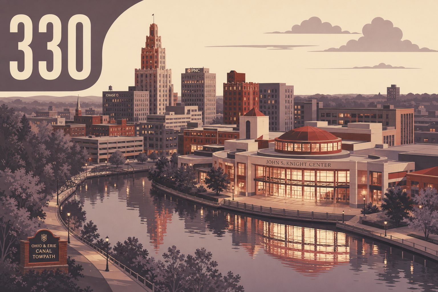330 Area Code: Akron, OH — Northeast Ohio's Hub