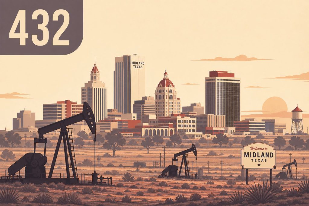 Area Code 432: Midland, Texas Coverage & History