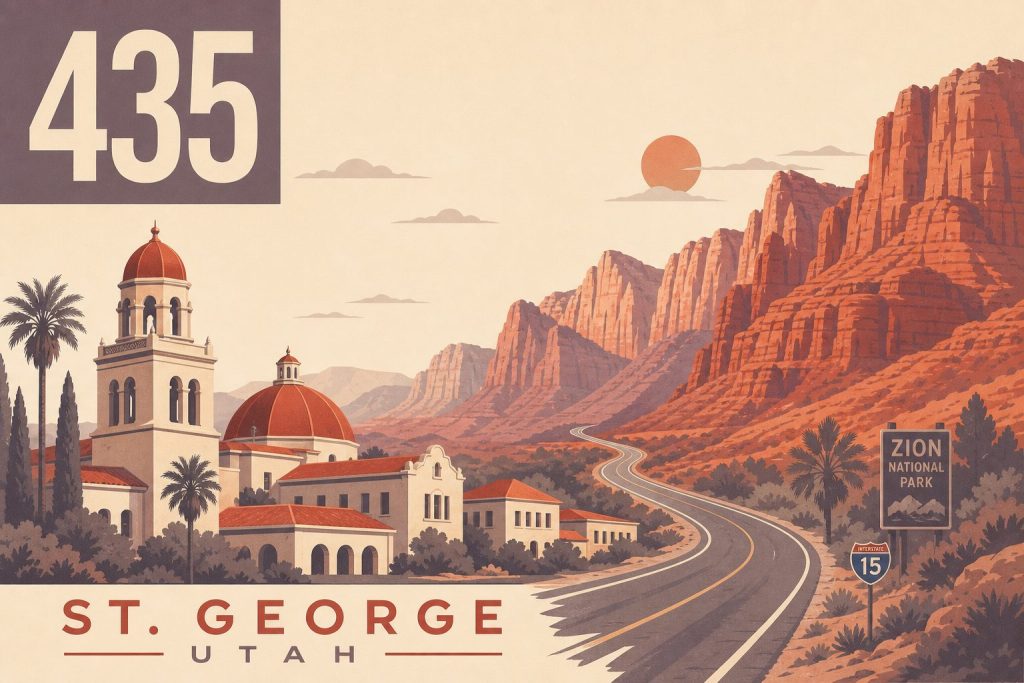Where Is Area Code 435 Located?