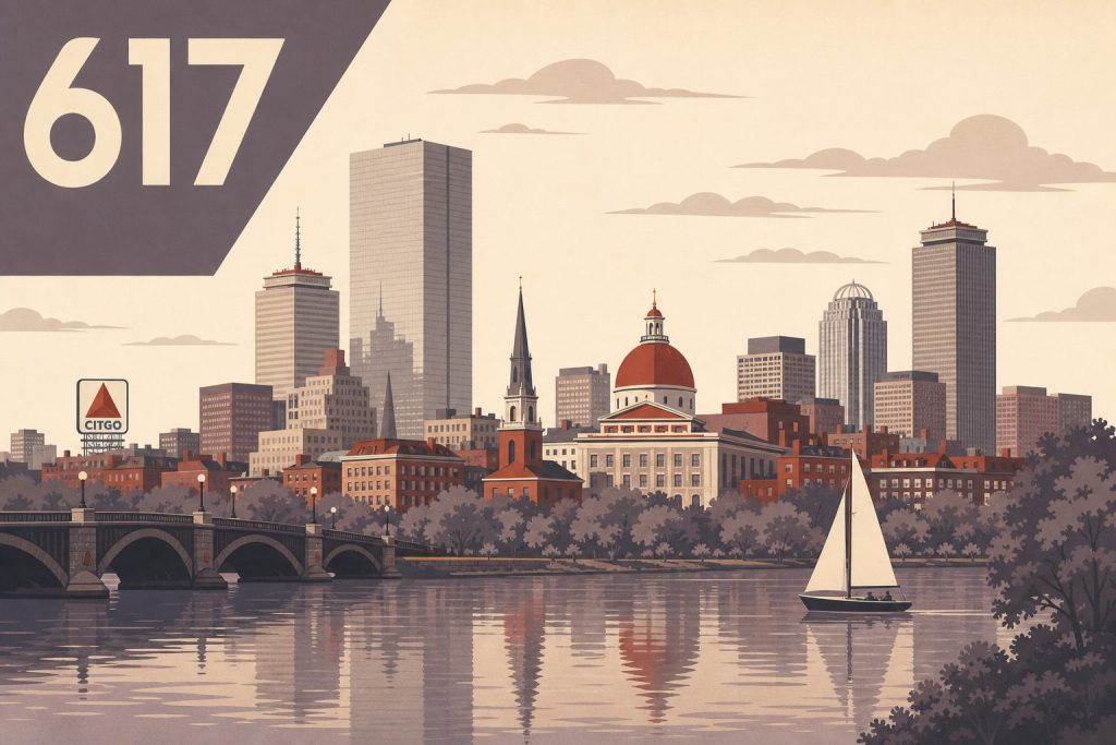 Area Code 617: Boston, Massachusetts Coverage & History