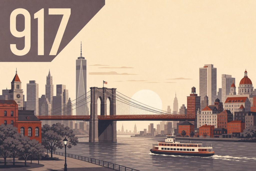 Area Code 917: New York City, New York Coverage & History