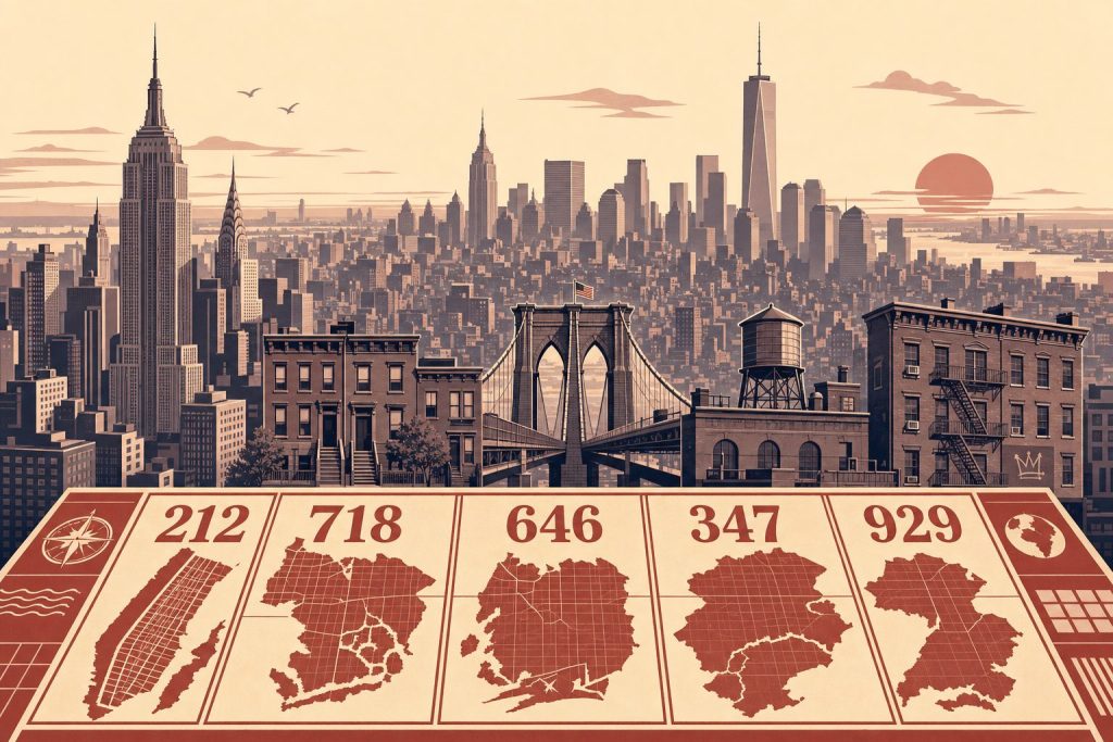 New York Area Codes: All 22 Active Codes by Region (2026)
