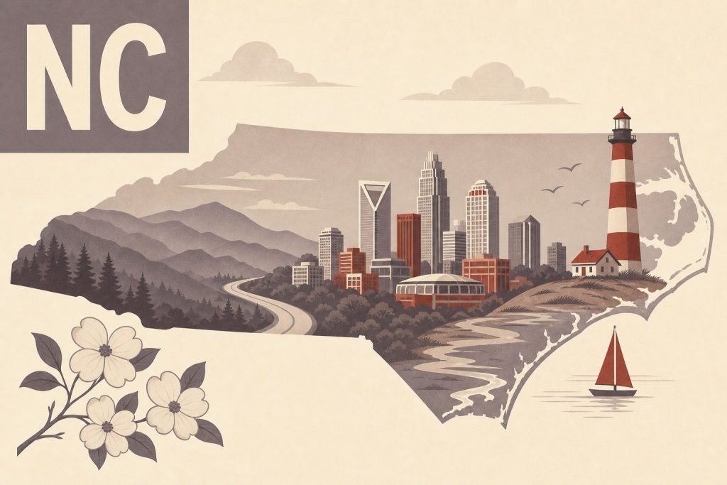 North Carolina Area Codes: All 10 Active Codes (2026)