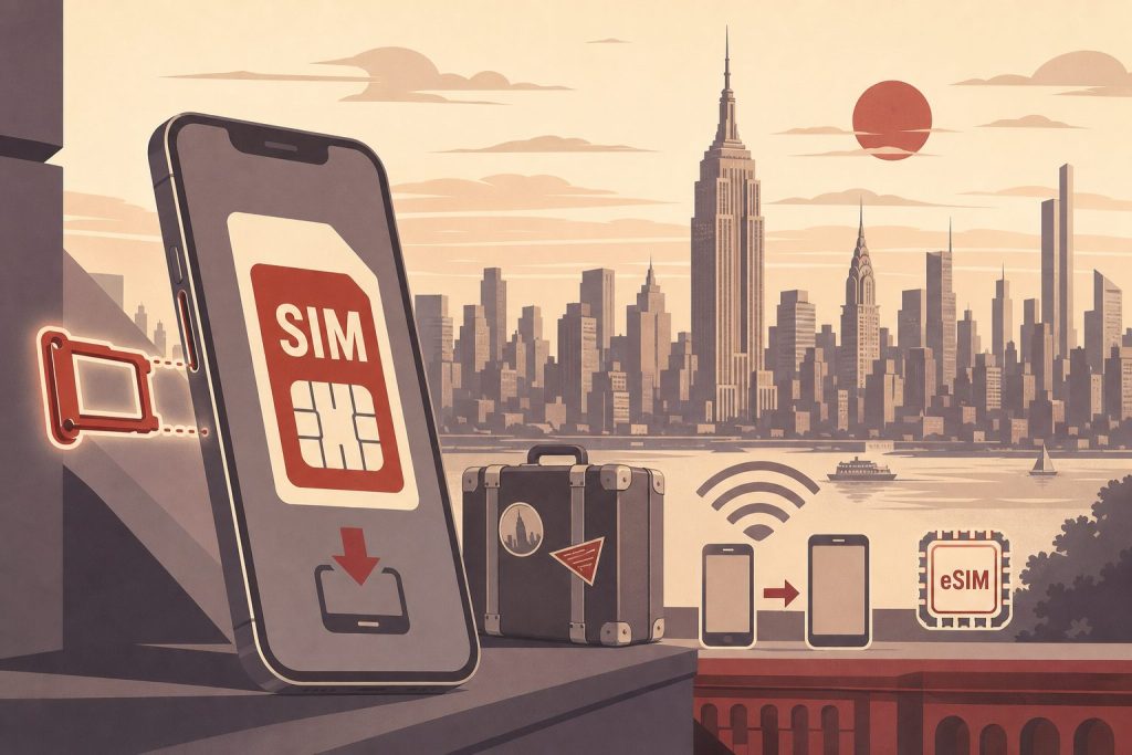 Using an eSIM with a 212 Area Code Phone Number
