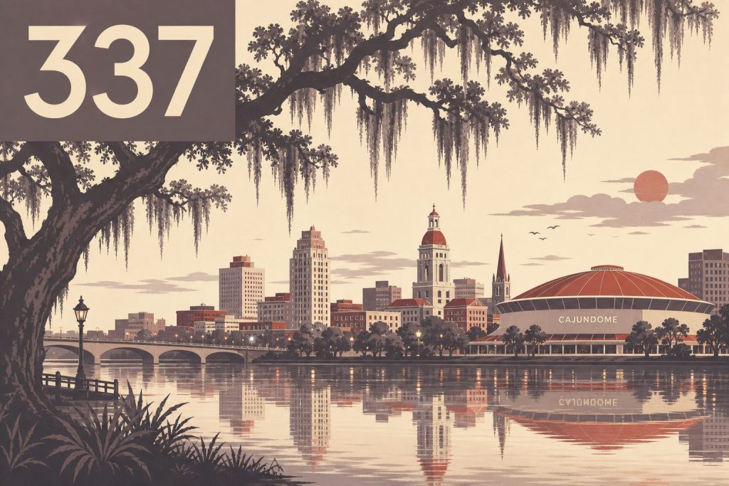 Area Code 337: Lafayette, Louisiana Coverage & History