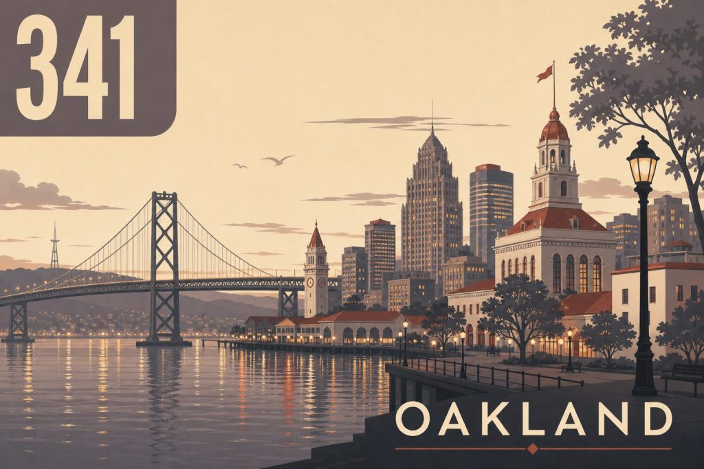 What Is Area Code 341? (Oakland, California)