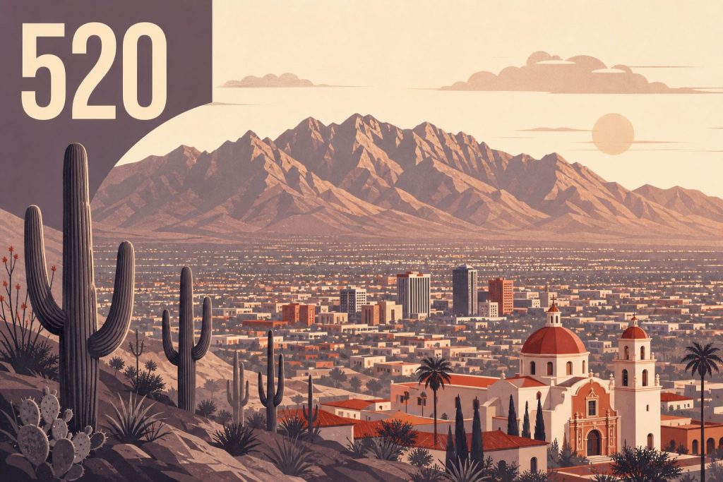 Where Is Area Code 520 Located?