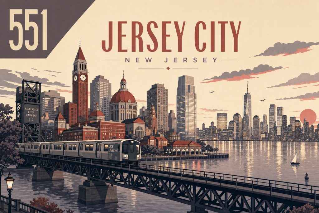 What Is Area Code 551? (Jersey City, New Jersey)