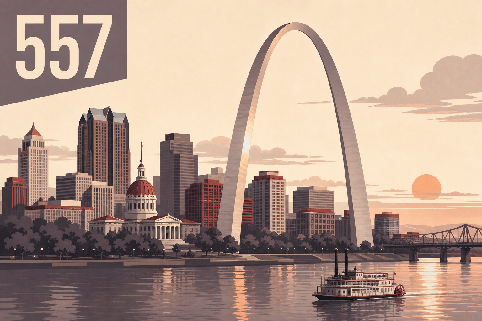557 Area Code: St. Louis, MO — 314 Overlay Explained