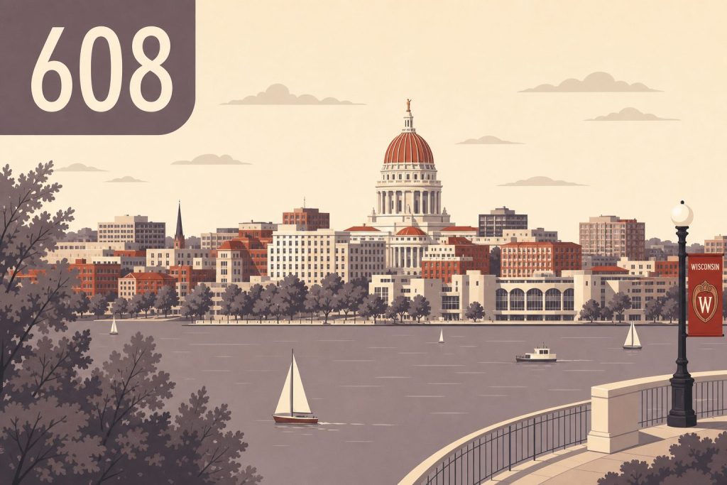 The 608 Area Code Explained — Wisconsin Phone Numbers