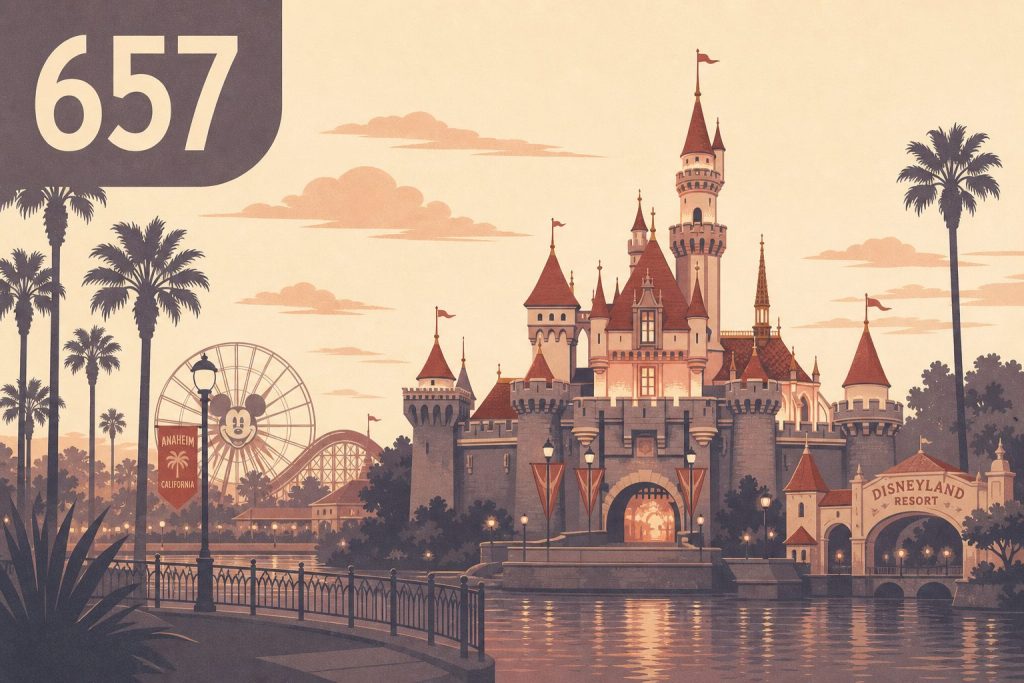 Area Code 657: Anaheim, California Coverage & History