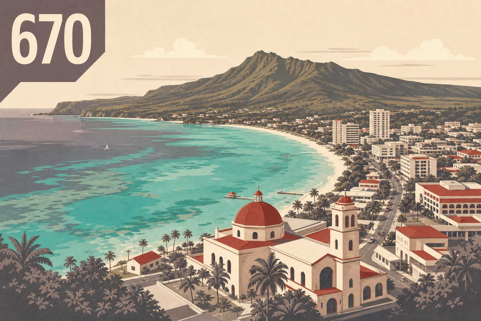 670 Area Code: Saipan, MP — Northern Mariana Islands