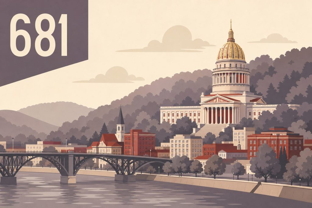 What Is Area Code 681? (Charleston, West Virginia)