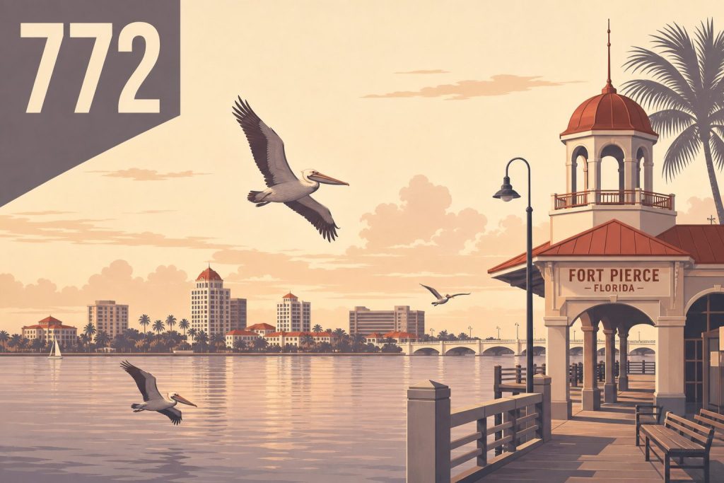 Area Code 772: Port St. Lucie, Florida Coverage & History