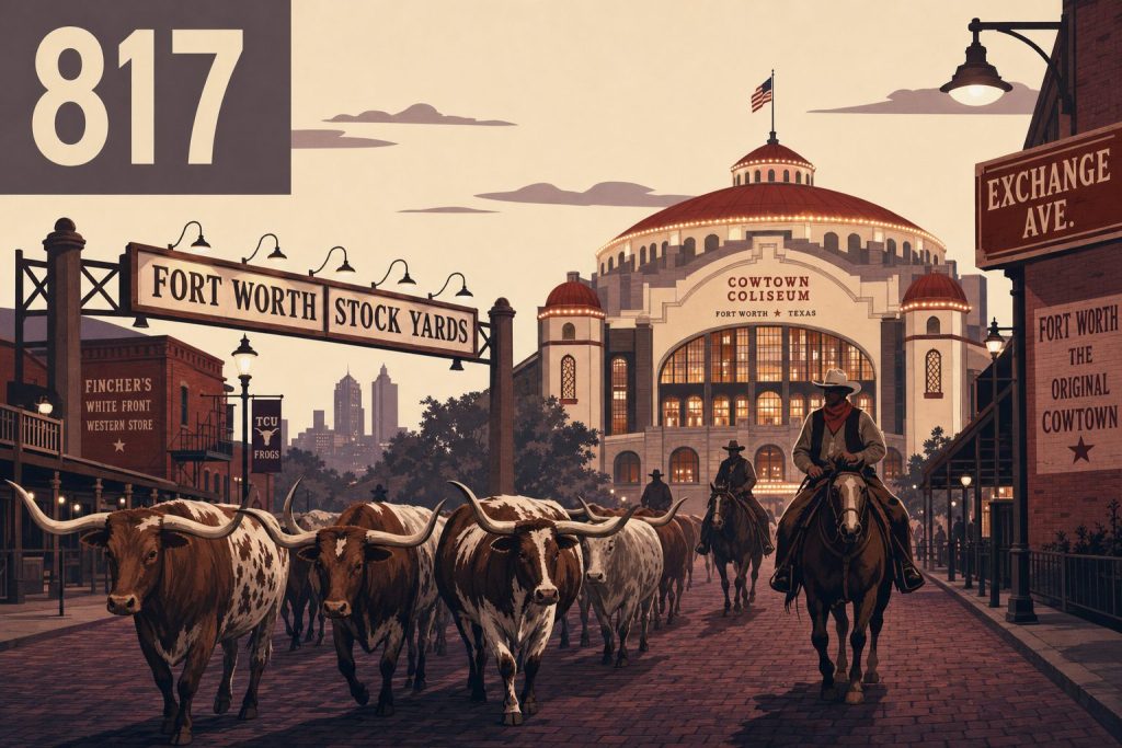 Area Code 817: Fort Worth, Texas Coverage & History