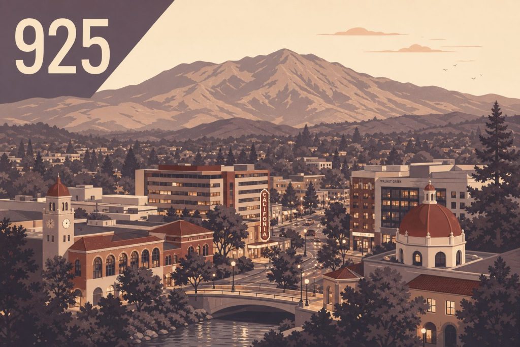 Where Is Area Code 925 Located?
